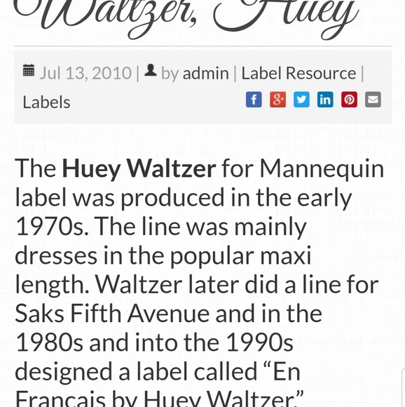 Vintage En Francais by Huey Waltzer Formal Skirt - Picture 8 of 8